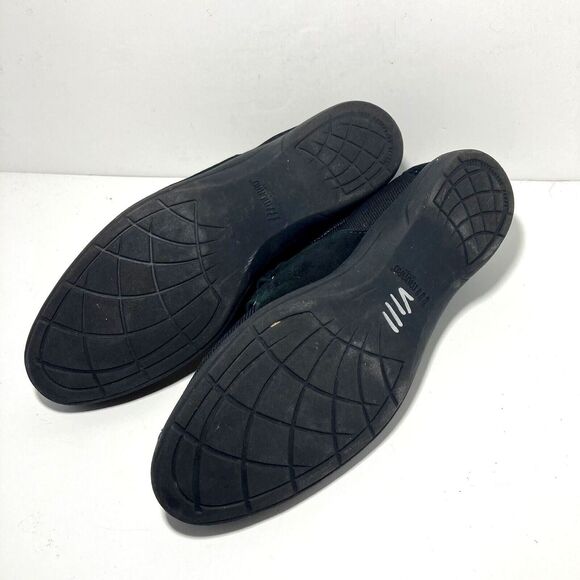 MUNRO Joliet Black Suede Fabric Comfort Shoe Hook Loop Slip On Shoes 10.5 - Picture 12 of 14